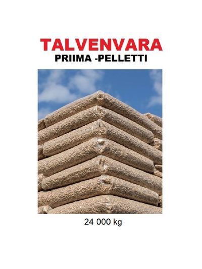 Talvenvara Pelletti vaalea 8 mm 24000 kg (1000 kg säkeissä)