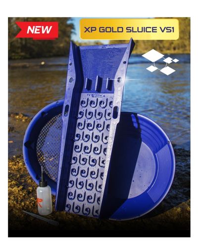 XP Gold Sluice VS1 -vortex-ränni, muovi, sininen