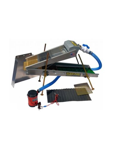 Keene Mini Max Power Sluice Concentrator -ränni, täydellinen
