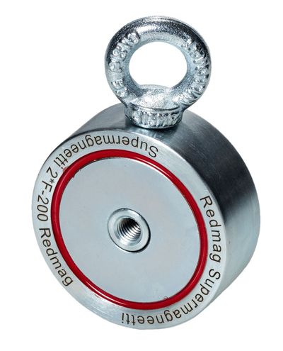 Redmag Supermagneetti F200 (200 kg, 75 mm) kaksipuolinen
