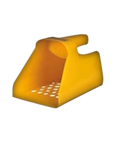 Garrett Sand Scoop -reikäkauha, kelt., muovi