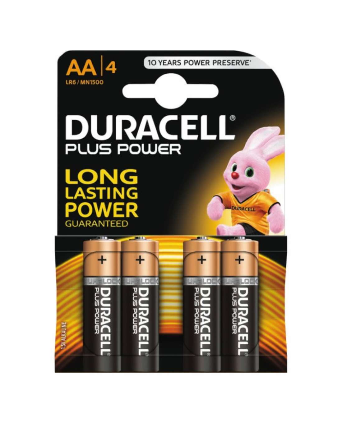Duracell Plus Power AA 4 kpl -alkaliparisto
