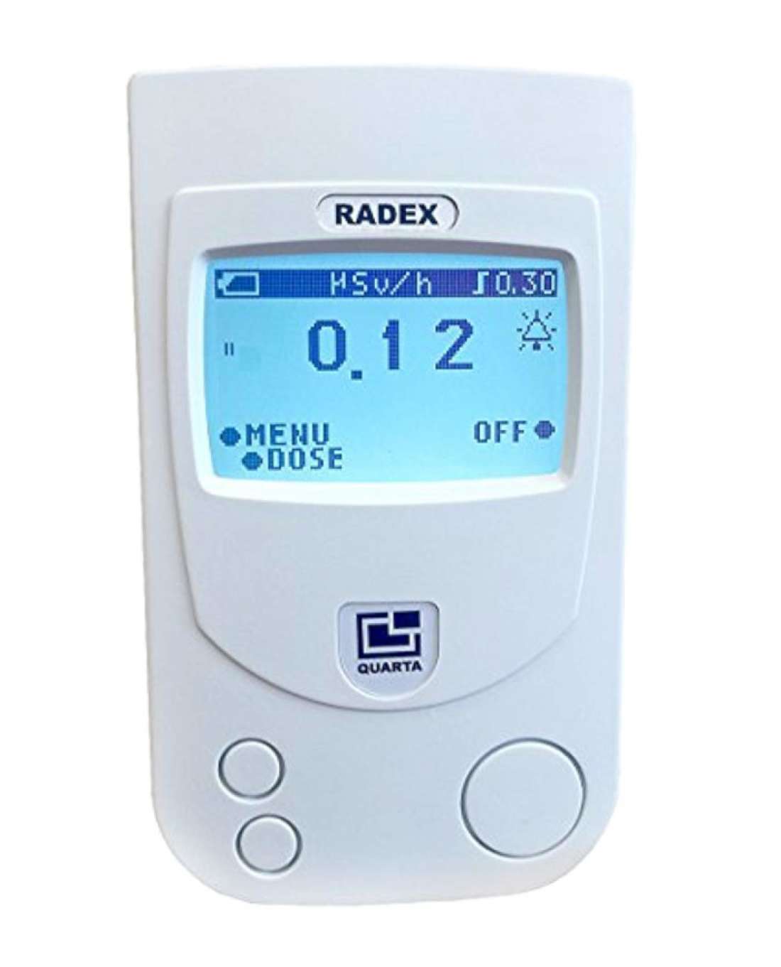 Radex 1503+ -säteilymittari dosimetrilla
